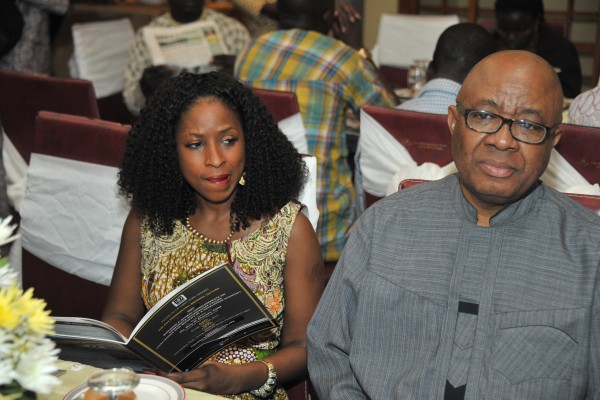 L-R Dupe Olusola, CEO Teragro Commodities Limited and Emmanuel Nnorom, CEO, Transcorp Nigeria Plc, at the event