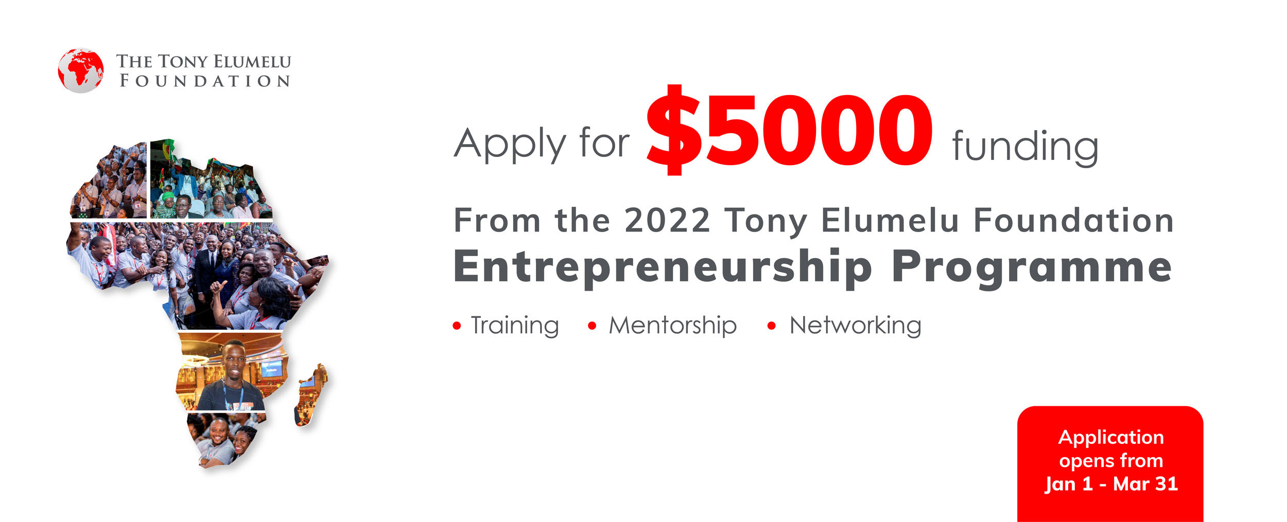 2022 Tony Elumelu Foundation Entrepreneurship Programme