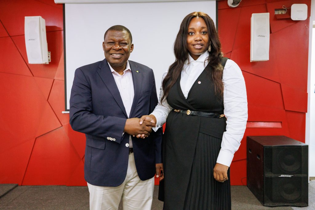 L-R: Fatai Folarin, CEO of Deloitte West Africa, alongside Somachi Chris-Asoluka, CEO of the Tony Elumelu Foundation, at the Partnership Announcement between TEF and Deloitte Africa to empower 250,000 entrepreneurs by 2030.